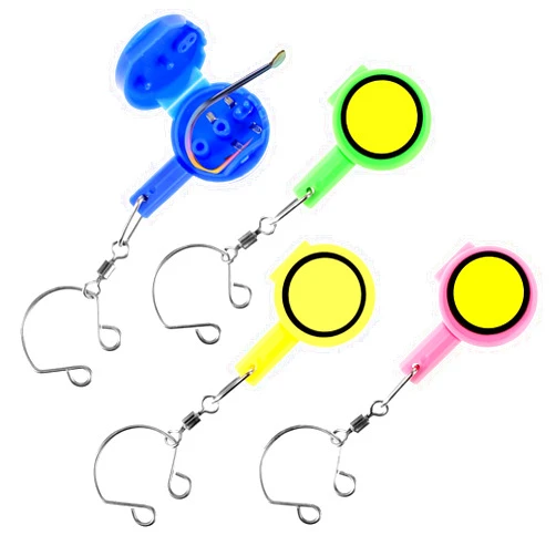 Wanmu 4Pcs Fishing Knot Tying Tools, Hooks Covers Kit for Easy Tyingy, Fly Fishing Accessories, Fishing Line Cutter for Beginner Anglers, Multifunctional Safety Fishing Stuff, Fish Hook Storing