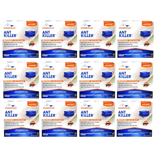 HOME PLUS Homeplus™ Ant Killer AB, Metal Ant Bait, Ants Killer for House, Ant Traps Indoor & Outdoor, Case Pack, 48 Bait Stations