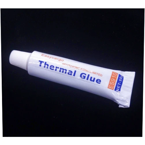 Easycargo 10gram Thermal Conductive Glue Kit, High Performance Silicone Thermal Plaster Adhesive Glue for interface Heatsink with LED IC Chips Transistor (2-pack)