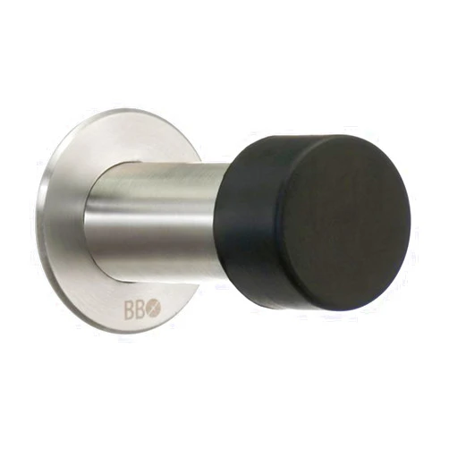 SMEDBO Beslagsboden Stainless Steel Baseboard Stop Finish: Brushed Stainless Steel