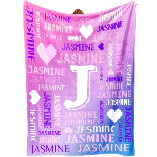 Greatabox Personalized Name Blankets for Adults Kids, Custom Blanket with Name, Customized Baby Blanket for Boys Girls, Personalized Birthday for Women Men