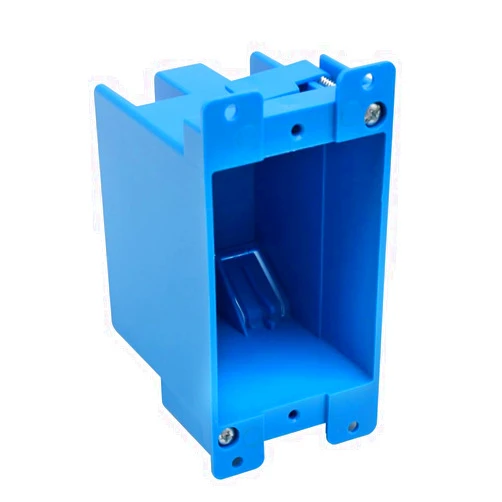 XGGYA Old Work Box,Plastic Junction for Switches,PVC Electrical 14 cuin Outlet Box,Old Work Box 1 Gang Deep,ETL Listed for Home Improvement,AWG Standard,Fire Rated for Two Hours(1 Pack)