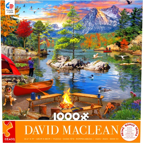 Ceaco - David Maclean - Fishing with My Son - 1000 Piece Jigsaw Puzzle