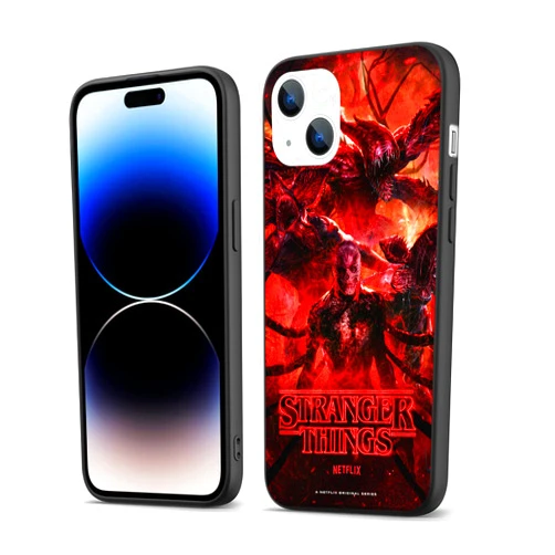 ZHEHAOGUO Compatible with iPhone 15 Case, Full Body Protective Cover, Shockproof Slim Phone Case (Horror-Stranger-Things-7)
