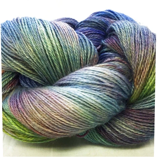 The Alpaca Yarn Company Mariquita #567 Fingering Weight Yarn - Baby Alpaca / Tencel 400 yd per 100g #567 Carnival