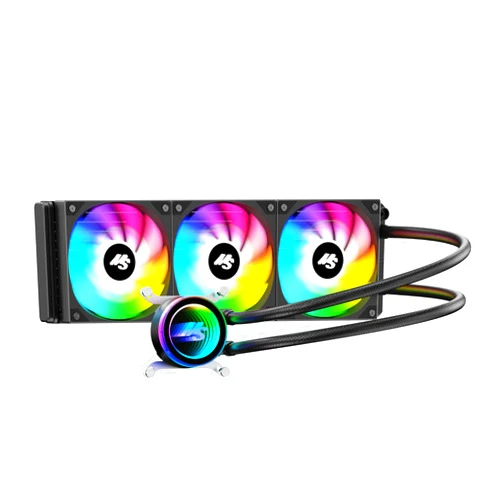Minorsonic AIO CPU Cooler, 360mm AIO with High-Speed Ceramic Bearing Pump, 3X PWM ARGB Fans, 3-Phase Motor for Better Cooling Performance, Heat Transfer, Low Noise, Intel LGA 1851/1700, AMD AM5/AM4