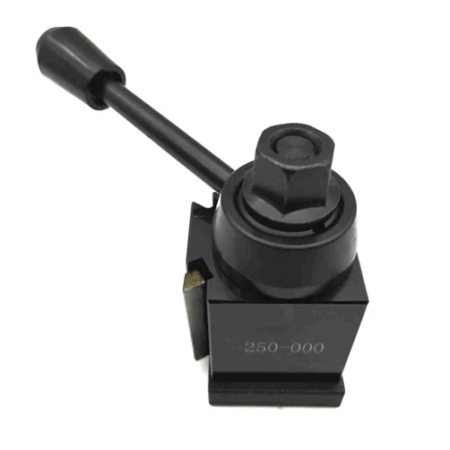 Lvifloae Wedge GIB Quick Change Toolpost Tool Holder Lathe Tools Accuracy Installation Swing 6-9 Steel Black 250-000, 250-001, 250-002, 250-004, 250-007, 250-010 (1)