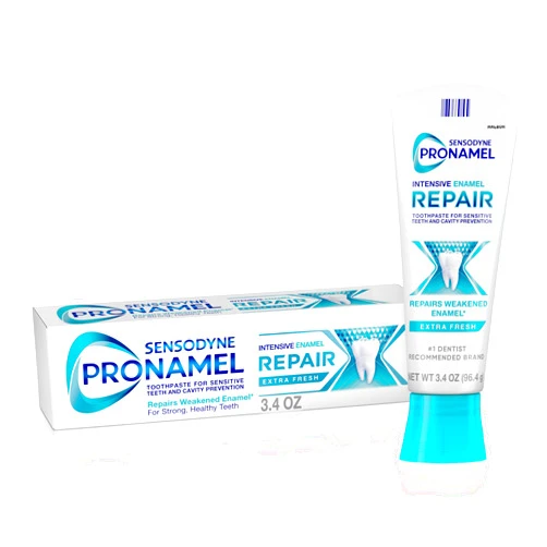 Sensodyne Pronamel Intensive Enamel Repair Toothpaste for Sensitive Teeth, to Reharden and Strengthen Enamel, Extra Fresh - 3.4 Ounces