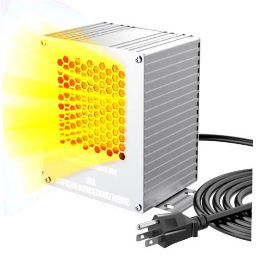 Bestwooo Boat Engine Compartment Heater, 400W Boat Bilge Heater, Marine Heater, 2025 Safer Design with Waterproofing Inside & Out, Faster Heating, and Superior Protection for Boat Cabin Engines