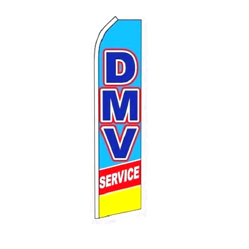Alotta Signs DMV Service X-Large Swooper Flag