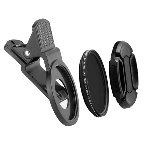 ULVEOL Polarized Smart Phone Universal ND 2-400 CPL Filter Clip Kit 37mm for Samsung Iphone Camera Accessories Cell Phone Android lens attachments Polarizer for Iphone x Neutral Density Filters Mobile