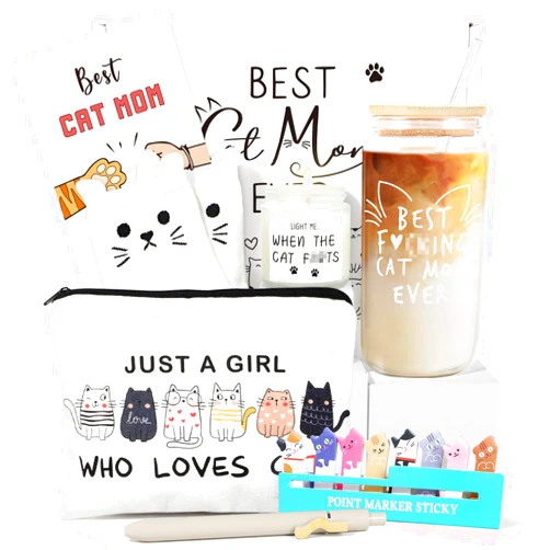 UAREHIBY Cat Lover Gifts for Women,Gift for Cat Lover,Cat Mom Gifts for Birthday Mothers Day,Christmas Gifts for Cat Mom Crazy Cat Lady,Best Cat Mom Ever Gifts