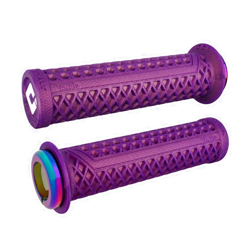 Old Dutch International ODI Vans v2.1 Lock-On Grips - Iridescent Purple Oil Slick