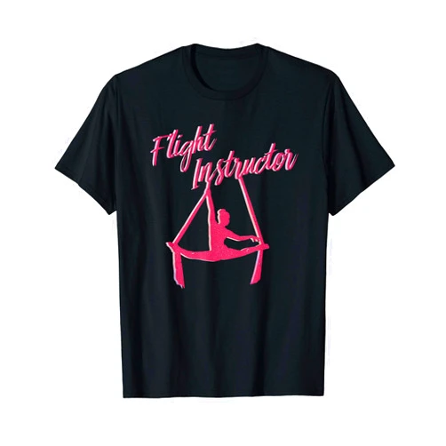 Aerial Circus Performer Tee Gift Flight Instructor Aerial SIlks Circus Yoga T-Shirt