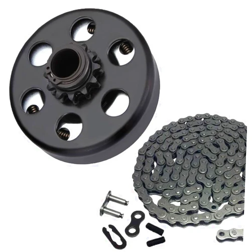 MOOSUN Go Kart Clutch 3/4 Bore 12T with #35 Chain, Centrifugal Clutch Fit for Go Kart Minibike Engines 3/16 Key Way