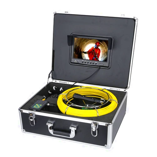 ROLTIN DVR Recorder Pipe Inspection Video Camera Drain Sewer Pipeline Industrial Endoscope Support IP68 38 LEDs 360 Degree Rotating Camera ()