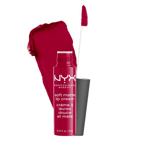NYX PROFESSIONAL MAKEUP Soft Matte Lip Cream, Lightweight Liquid Lipstick - Copenhagen (Matte Rich Plum)