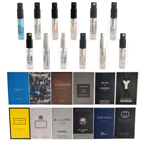 Star Rise Men's Perfume Sampler 12pcs Sample Vials Designer Fragrance Samples for Men (Lot 12), 0.72 Fl Oz (Pack of 1)