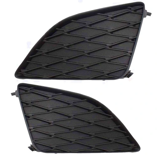 WFLNHB 2PCS Front Bumper Fog Light Cover Grilles Replacement for Toyota Corolla 2009 2010 Fog Light Bezels Driver and Passenger Side