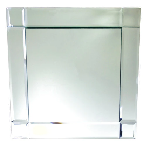 ChargeIt by Jay Framed Charger Large Decorative Mirror Glass Service Plate for Home & Professional Fine Dining-for Catering Events, Dinner Parties, Catering & Weddings, Round, 13