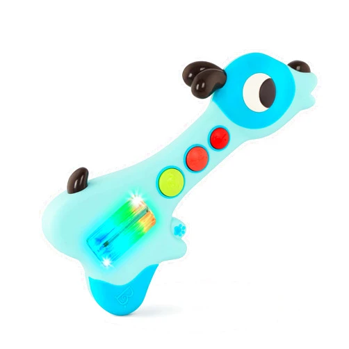 B. toys- B. baby- Mini Woofer- Baby Musical Toy Guitar- Lights & Sounds Toy Guitar- Educational & Sensory Toys – 6 Months +