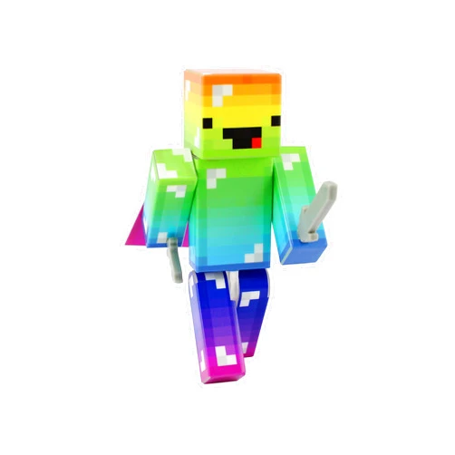 EnderToys Derpy Rainbow Guy Action Figure