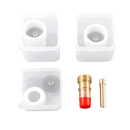 COSMICROWAVE Torch Adapter Kit Ceramic Red Copper Burr Welding Torch Mount Kit #17, 18 and #26 Torch Adapter Kit 17KIT - Furick Cup