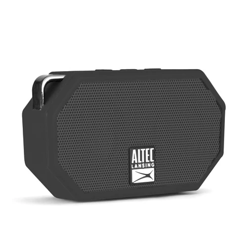 Altec Lansing Mini H2O - Waterproof Bluetooth Speaker, IP67 Certified & Floats in Water, Compact & Portable Speaker for Hiking, Camping, Pool, and Beach,Black