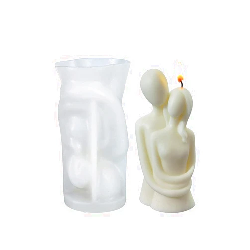 CEYIKON Candle Molds Silicone- Art Body, 3D Candle Molds for Candle Making, DIY Moldes para Velas, Chocolate, Plaster Or Epoxy Resin,A