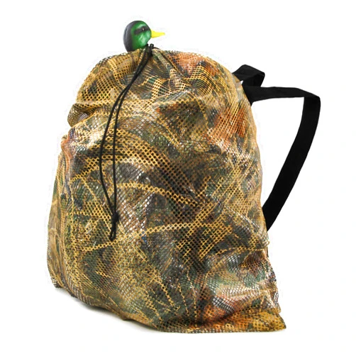 GUGULUZA Mesh Decoy Bags, Green/Camo Duck Decoy Bag for Goose/Turkey/Waterfowl/Pigeon, Light Weight Carrying Storage Backpack for Hunting