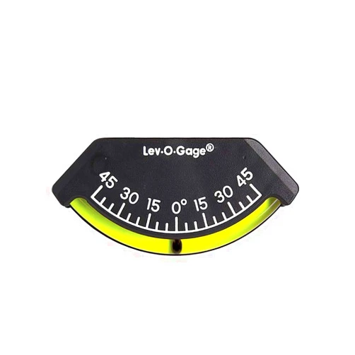 Sun Company Industrial Lev-o-Gage - Glass Tube Inclinometer and Level Gauge