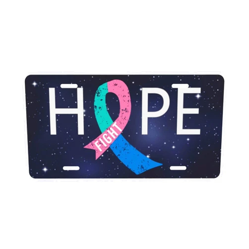 YOLADSUME Thyroid Cancer Awareness Fight Ribbon 6