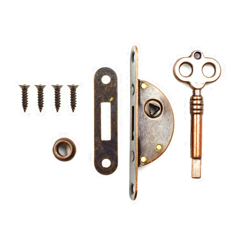 LC LICTOP Cabinet Cupboard Furniture Decorative Lock Case Box Lock with Key(1 Set)