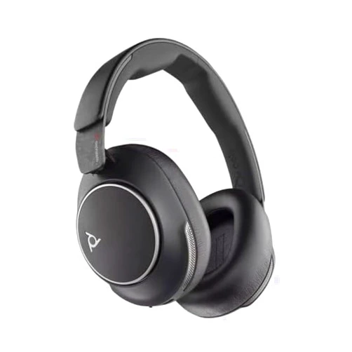 Plantronics Poly (Plantronics + Polycom) Voyager Surround 80 UC,USB-C, USB-C/A Adapter, (VS80T, BT700C), Black, WW​