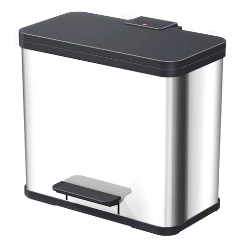Hailo 0630-200 Öko Duo Plus L, Stainless Steel, Edelstahl