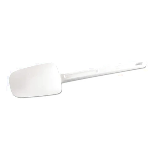Rubbermaid Commercial Spoon-Shaped Spatula, 9 1/2 in, White - Includes only one