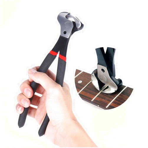 BUZHI Professional Guitar Bass Fret Wire Nipper Puller Plier String Cutter Luthier Tool Scissors Stainless Steel,Guitar Fret Plier