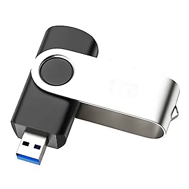 Qamkzzi USB Flash Drive 1tb Portable Thumb Drives USB Memory Stick Large Storage 1000G USB Drive External High-Speed Jump Drive, Swivel Bulk Zip Drive for PC/Laptop/Computer