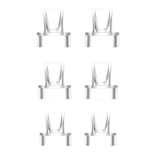 Hranio Duckbill Valves Compatible with Momcozy/TSRETE/HAUTURE/PADRAM/LoveOfLive/OMFMF, Use with Wearable S9 Pro/S10/S12 Parts Replace, Wearable Breast Pump Accessories (6 Piece Set)