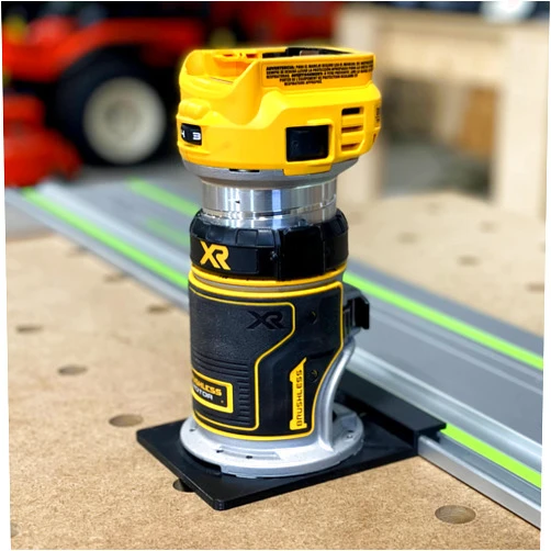 ToolCurve's Guide Rail Adapter Compatible with Dewalt Router - Made in USA