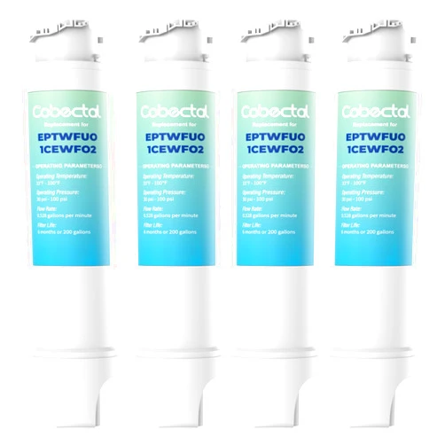 Cobectal Water Filter Compatible with fri*gidaire water filter, Fit for EPTWFU01, EWF02, 012505454226, 4562222,Pure Source Ultra II,4pack