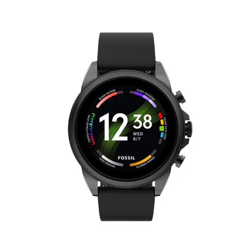 Fossil Gen 6 44mm Touchscreen Smart Watch for Men with Alexa Built-In, Fitness Tracker, Activity Tracker, Sleep Tracker, GPS, Speaker, Music Control, Smartphone Notifications