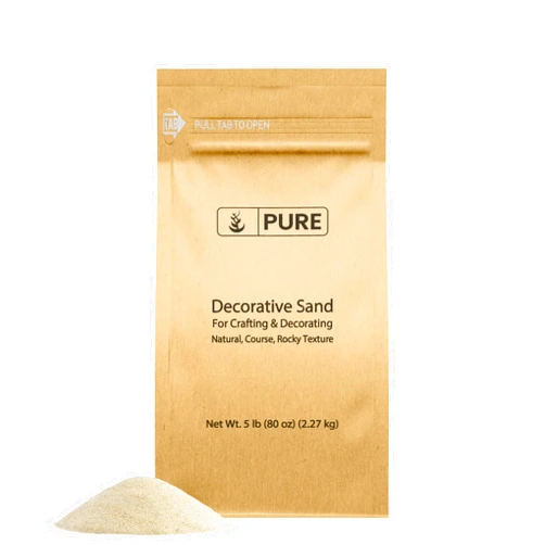 PURE ORIGINAL INGREDIENTS Decorative Sand (5 lb.) by Pure, Real Sand for Use in Crafts, Decor, Vase Filler
