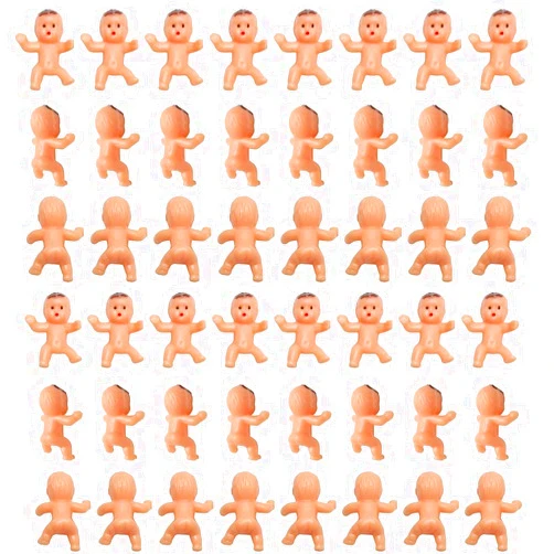 Tayarana Mini Plastic Babies for Party Favor Decor Party Decorations Baby Shower Party Game Ice Cube Game (1