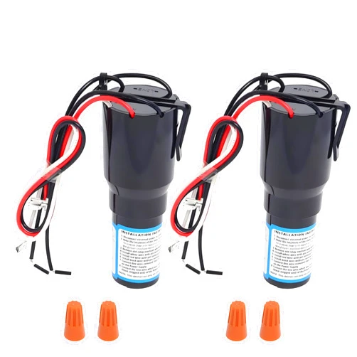 Podoy RCO810 3 in 1 Hard Start Kit Compatible with Supco Relay Capacitor Overload 1/12-1/5 HP 110-125V Compressor Hard Start Capacitor Kit for Refrigerator Freezers (2 Pcs)