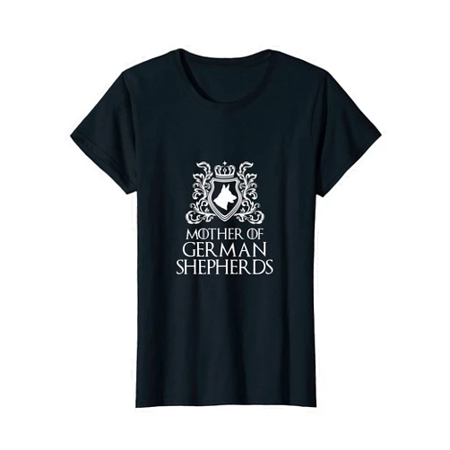 German Shepherd Mom Womens Mother of German Shepherds, Dog Mommy, GSD T-Shirt