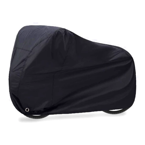Longluosi Bike Cover 210D Waterproof Outdoor Bicycle Cover Thick Black. 29 Inch Windproof UV Snow Rustproof with Lock Hole Storage Bag for Mountain Road , City , Beach Cruiser Bike (XL)