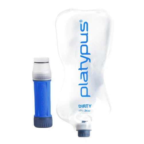 Platypus Quickdraw Ultralight 1 Liter Backpacking Water Filter System
