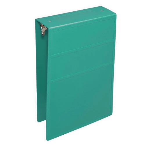 Carstens 3-Inch Heavy Duty 3-Ring Binder - Top Opening, Teal, Durable Plastic, Precision No-Gap Rings, Waterproof Cover, No Pockets, Holds 400 US Letter Sheets, BPA-Free, Made in USA (1715-3R)