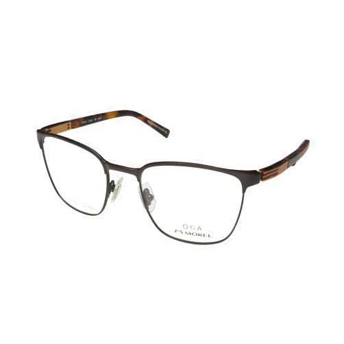 Oga 10074o Mens Designer Full-Rim Flexible Hinges Eyeglasses/Eyewear